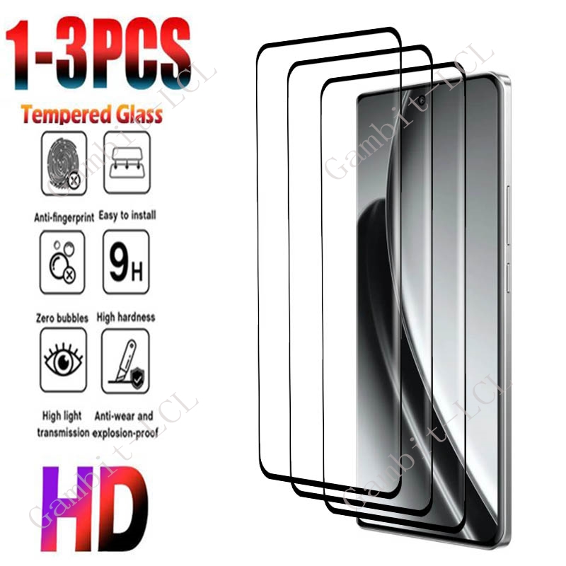 Realme Gt 6 - 1-3PCS 3D Curvo Pieno di Vetro