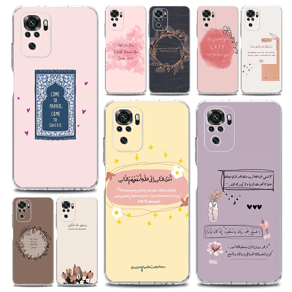 Xiaomi Redmi Note 13 - Cover Trasparente con Citazioni Islamiche per